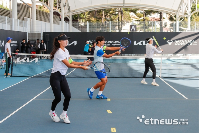 [포토] 라파 나달 아카데미, 기아 주니어 테니스 프로그램 개최