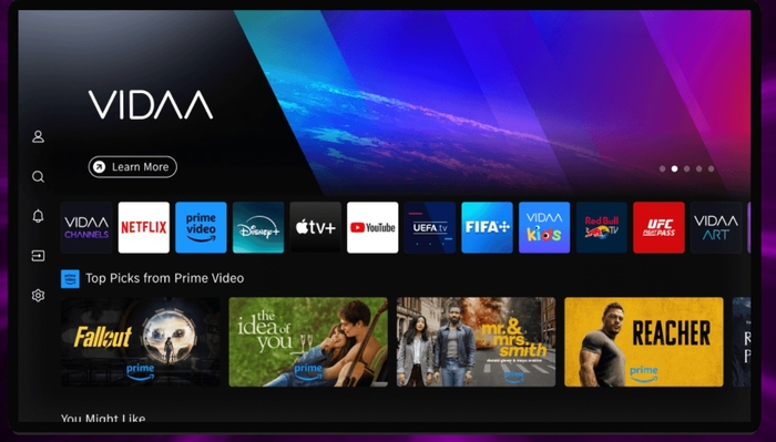 하이센스의 비다 OS (사진=비다 홈페이지)